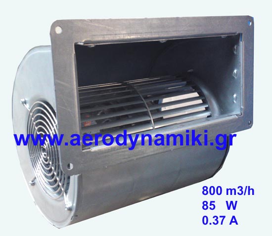 centrifugal fan 800 m3/h