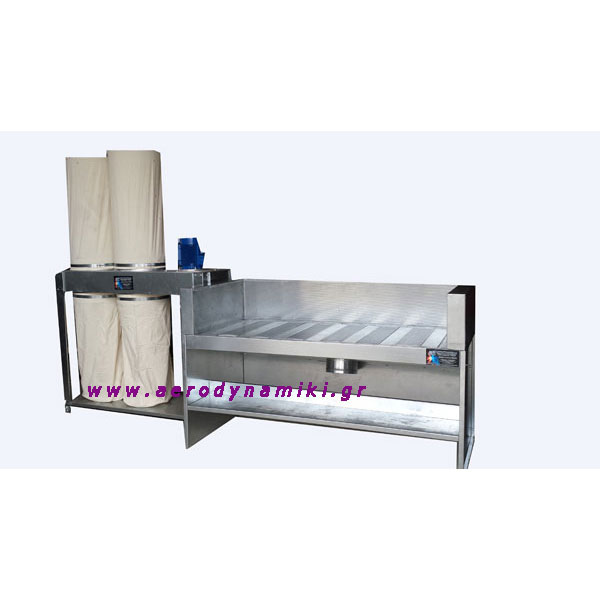 Absorbent bench with dust absorbent 4 HP