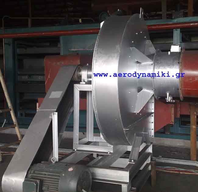 Centrifugal belt-driven extractor high temperature