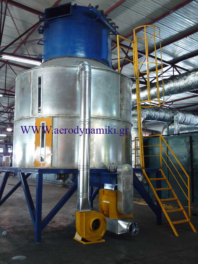 1. Silo with filters, screw and air branch